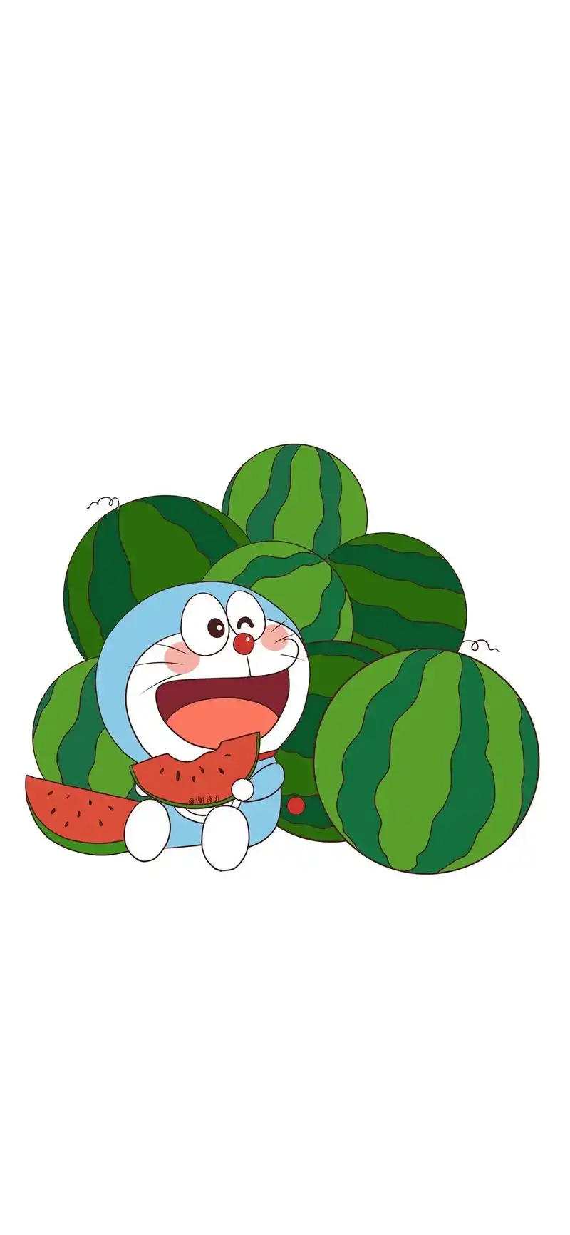欢迎取图 #动漫壁纸 #手机壁纸 谁会不喜欢蓝胖子呢? - 抖音
