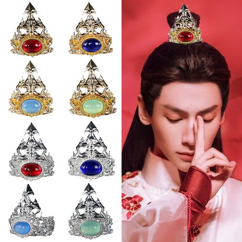 古装男头饰古代造型男子束发头冠古风汉服男士发饰影视演出配饰