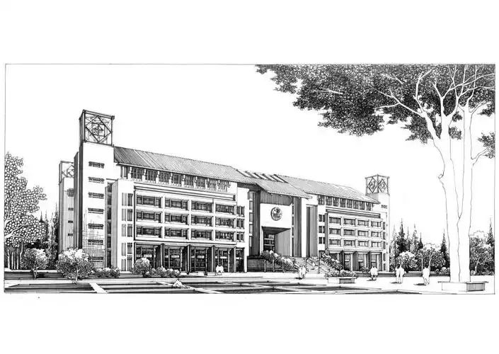 河南高校师生钢笔手绘郑州校园美景获赞