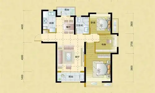 厦门设计师排行 设计师刘星 设计作品 北城世纪城 点赞 收藏 免费户型