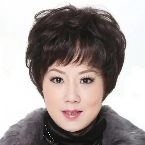 【天天特价】女士中老年假发女短发真发整顶头套妈妈假头发短卷发