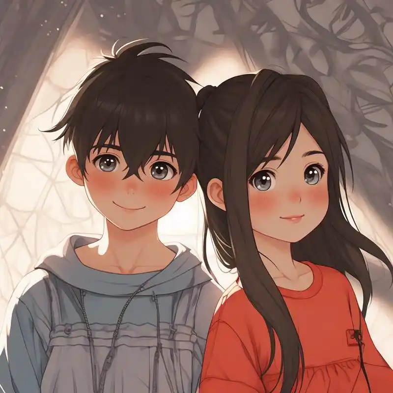 分享一组兄妹头像91