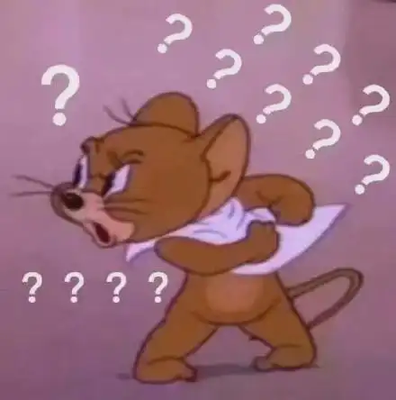 杰瑞鼠问号脸 - 杰瑞鼠问号脸表情包_卡通表情