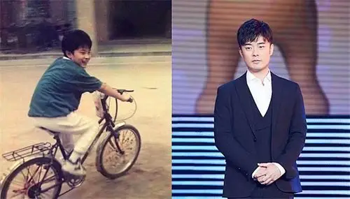 男明星的童年照:黄晓明帅气,陈赫顽皮,胡歌"开挂式"逆袭!_小时候