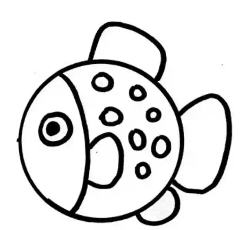 小班涂色简笔画,可打印