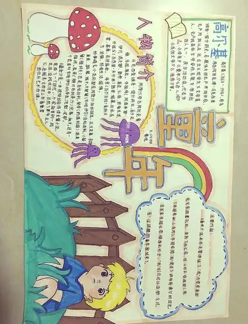 📚高尔基《童年》探秘手抄报🎨