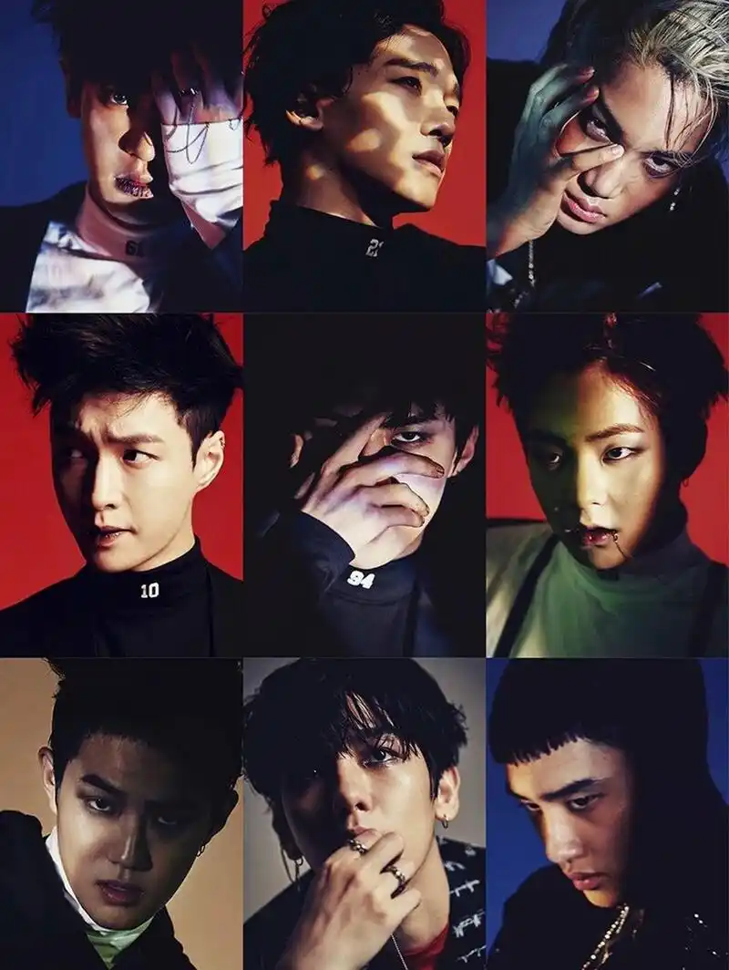 exo九人图小合集 满满的回忆