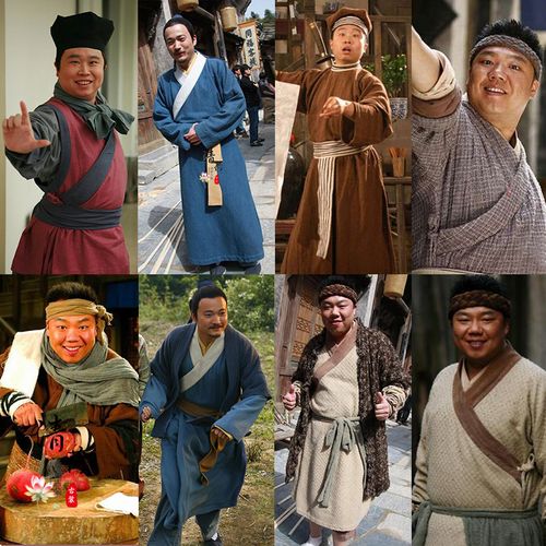 影视古装武林外传李大嘴燕小六秀才同款宋朝男汉服棉麻群演百姓装