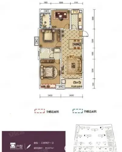 和顺东方花园户型图