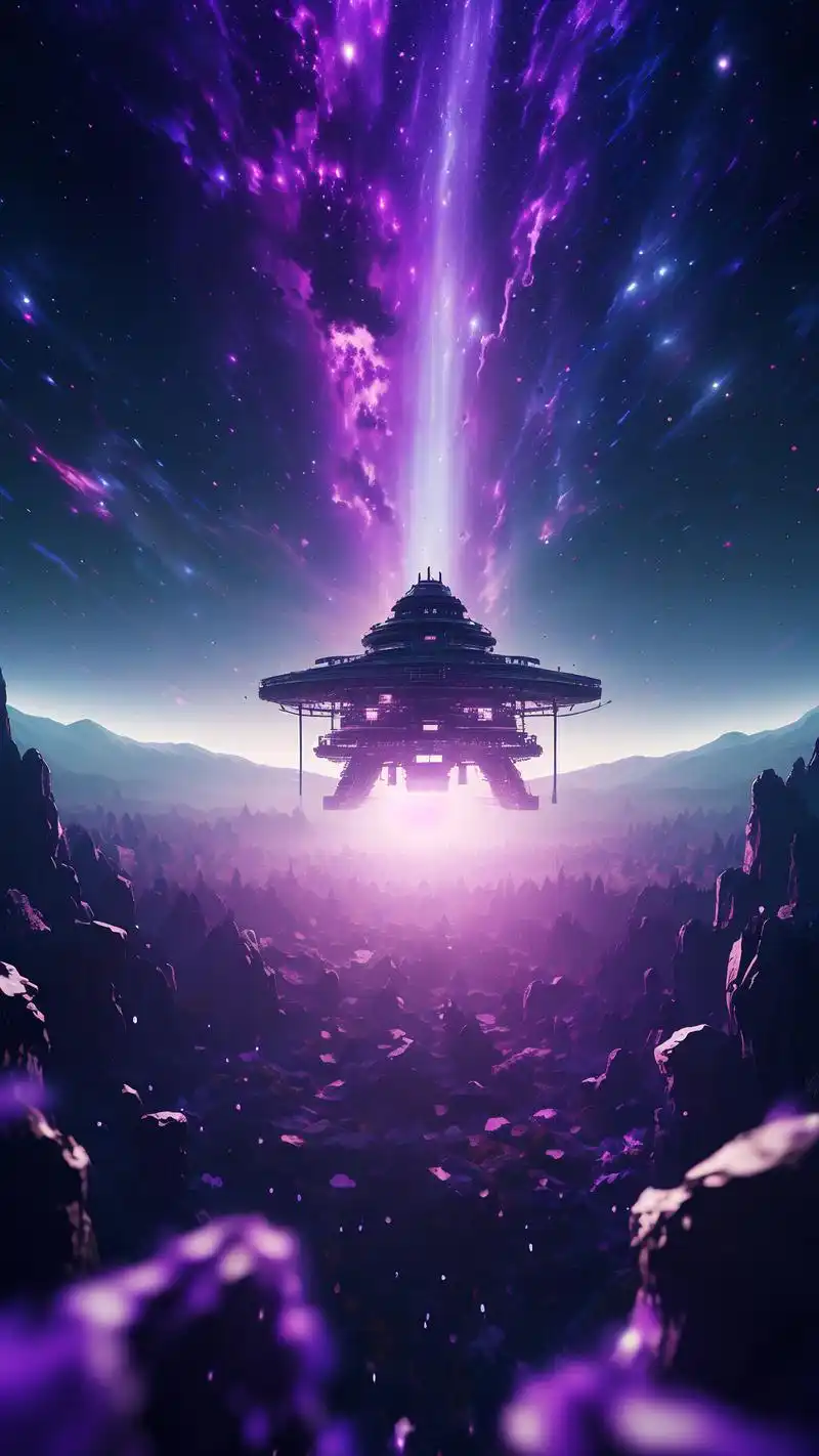 90梦幻紫色星空壁纸合集78 探索宇宙的奥秘,沉浸在这片梦幻般的