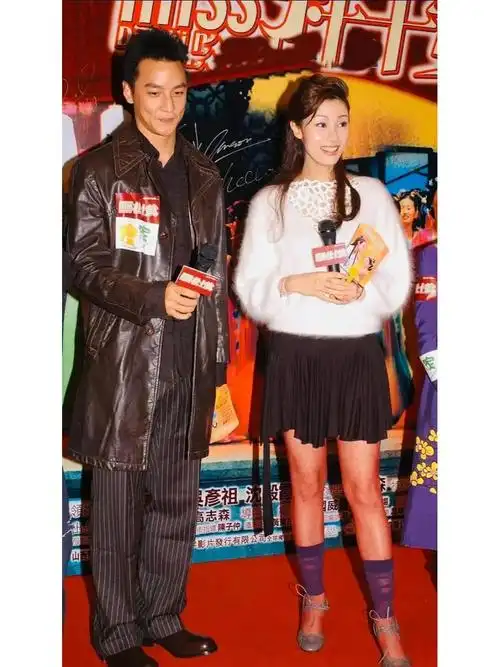 李嘉欣  #吴彦祖  2003年花魁杜十娘宣传