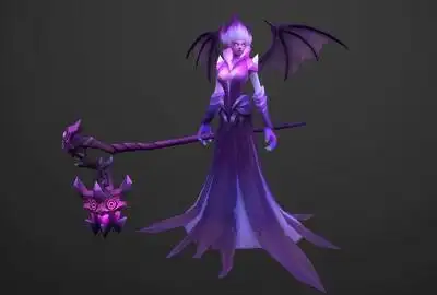 手绘 蝙蝠女王 吸血女妖【有动画】 蝙蝠女妖