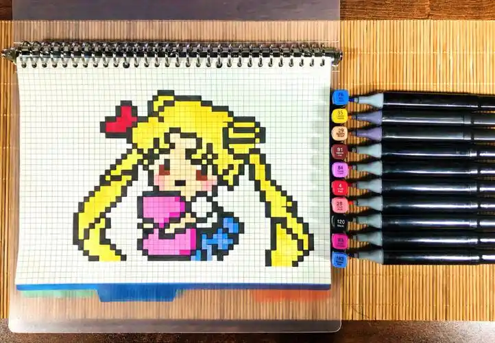 像素画q版美少女战士