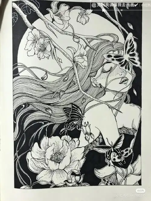 黑白装饰画 - 堆糖,美图壁纸兴趣社区