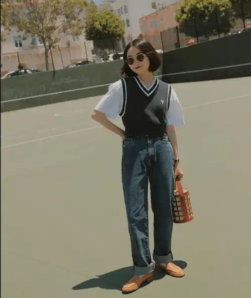 亚裔小个子ins博主vivid wu 换季新穿搭范本_声明_网络_版权