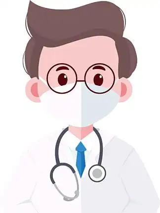 i>手 /i> i>绘 /i>卡通戴口罩的 i>男 /i>医生原创人物素材