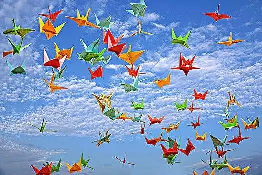 千纸鹤图片图片