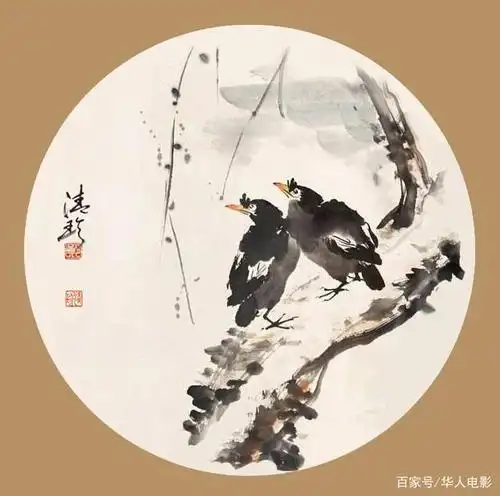 《六时雨中见彩虹》郑清珍国画花鸟小品12幅