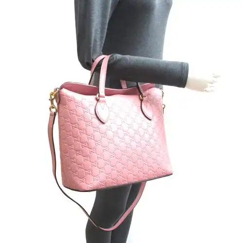 gucci gucci 428226 shima 2 way bag sima leather女士手提包dh