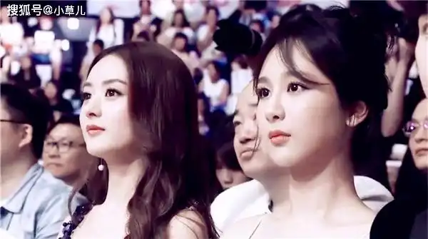 都说杨紫长相一般,当她和赵丽颖同框后,我却羡慕了