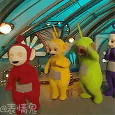 天线宝宝表情包动图小波拉拉丁丁迪西宝宝奶昔