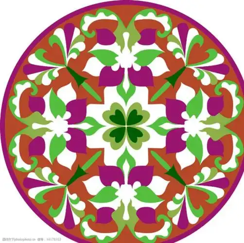 圆形图案图片