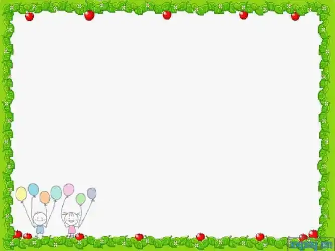 幻灯片背景模板--(植物边框2)ppt