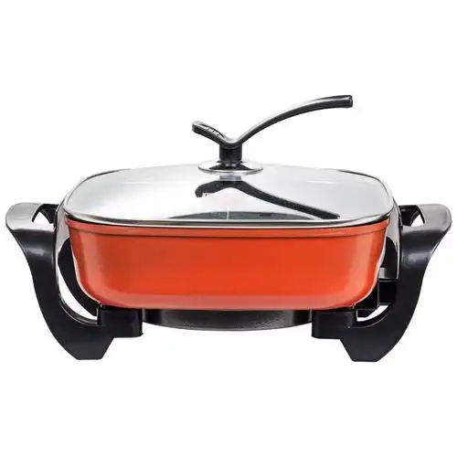 家用多功能涮烤一体鸳鸯锅6l