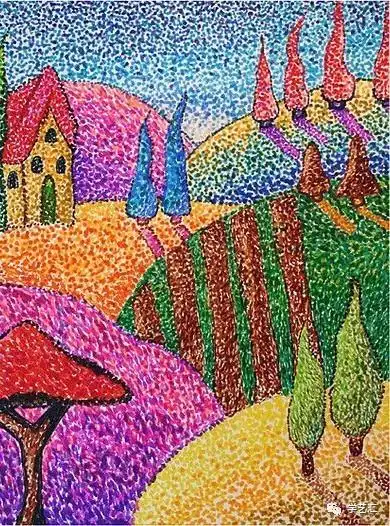 儿童点彩画哎哟不错哦