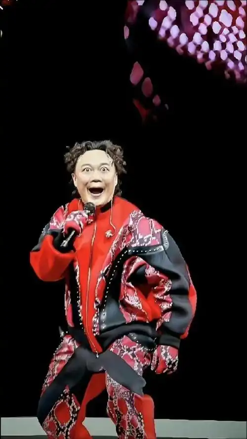 歌迷拍的陈奕迅 五官好像随机生成