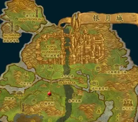 大灾变地图详细位置坐标-东部王国(4)