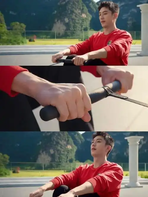 黄景瑜随时随地开始健身##黄景瑜健身的松弛感