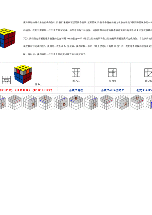 魔方第3层还原公式doc3页