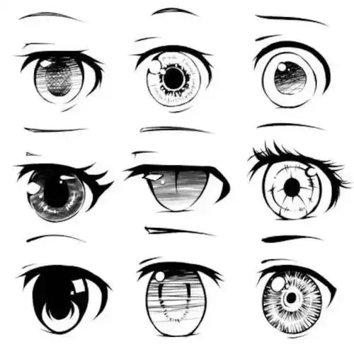 眼睛 素描 侵权删