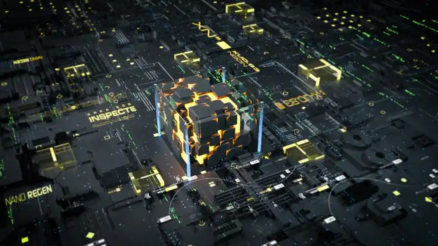 c4d oc ps-数码科技芯片建模渲染来源于此课程讲师:小悦2021-06-27 13