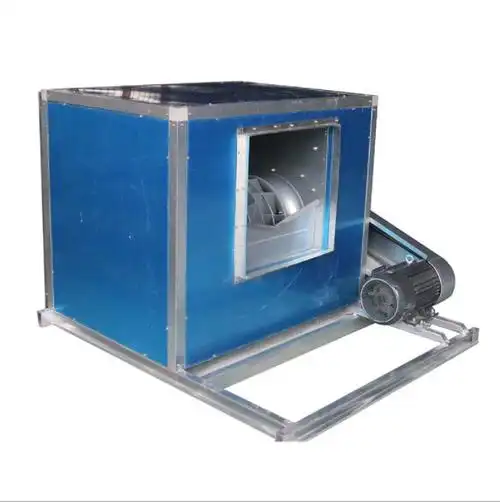 供应平时排风兼排烟双速柜式消防离心风机箱售后服务图片