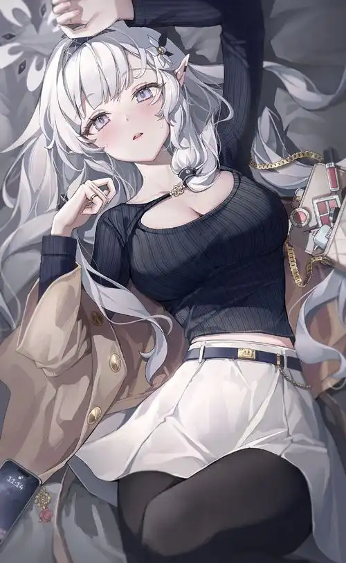 四肢纤长的美女太好看了    x:ttosom58  #画师推荐