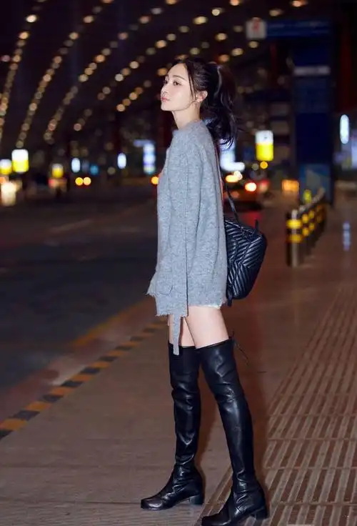 姚笛真是毫无灵气了素颜满眼憔悴头发干枯瘦太狠撑不起衣服