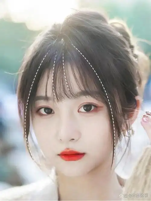 初恋感减龄空气刘海甜妹发型可以这样剪