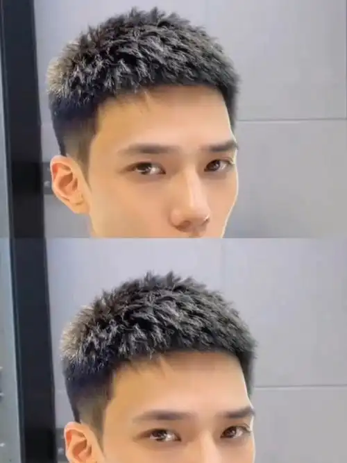 锡纸烫男短发
