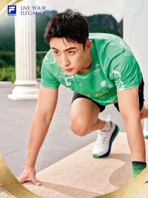 fila时尚运动代言人黄景瑜##fila glam-fitness