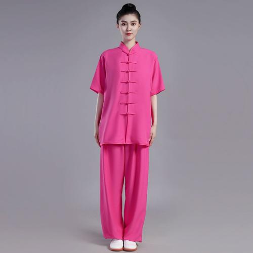 断码清仓亚麻棉麻太极服女春武术练功服男中国风太极拳服装夏秋季