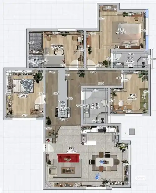 情景家庭喜剧《家有儿女》中的房屋都是在摄影棚内搭景拍摄