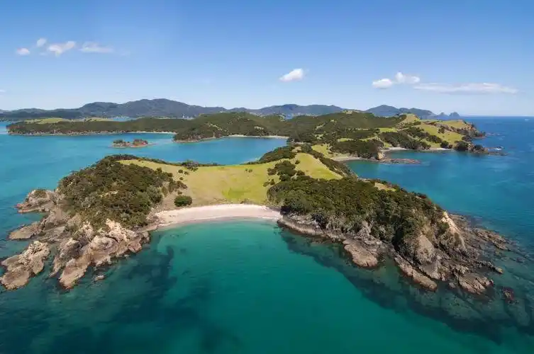 新西兰islands湾乌拉普卡普卡岛美景