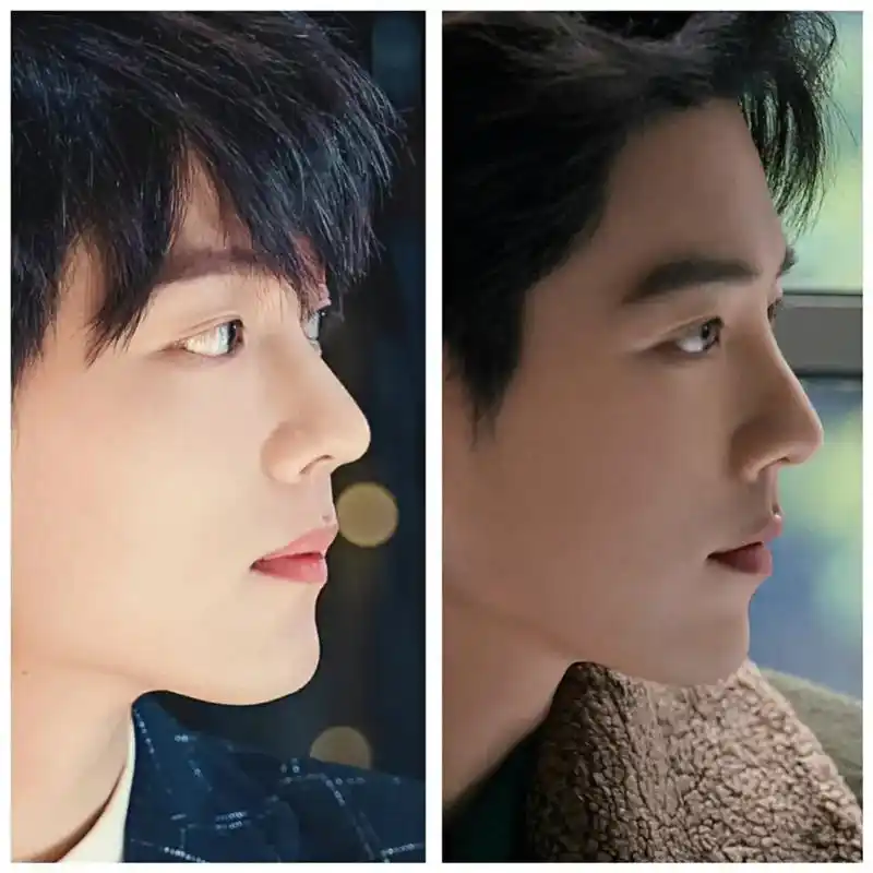 肖战 早期&近期照对比,一样的角度一样的神颜,有人说以前肖 - 抖音