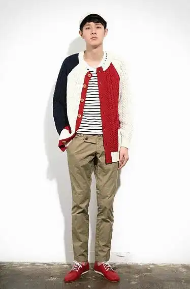 po出大部分男生发全身照的真实心理写照:请看我的球鞋,我帅气的球鞋