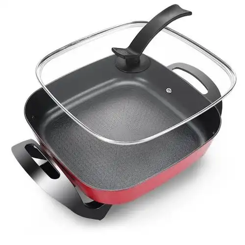 耐用节能电炒锅煮面锅小电锅宿舍平底煎锅妖怪清洗学校用电磁炉锅