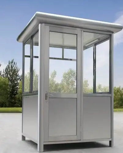 荣东环保豪华不锈钢岗亭 值班岗亭 移动厕所 雕花板移动办公室 可定制