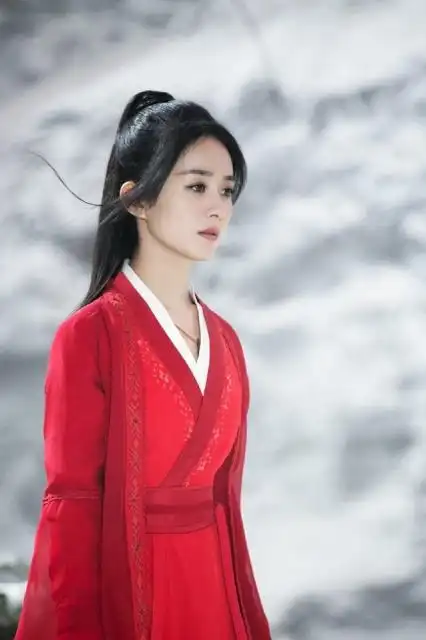 2021古装剧9位红衣美人迪丽热巴长歌行红披风霸气