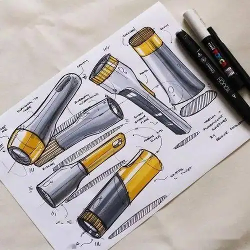 惊!小小手电筒竟有如此多的变化「手绘627day」